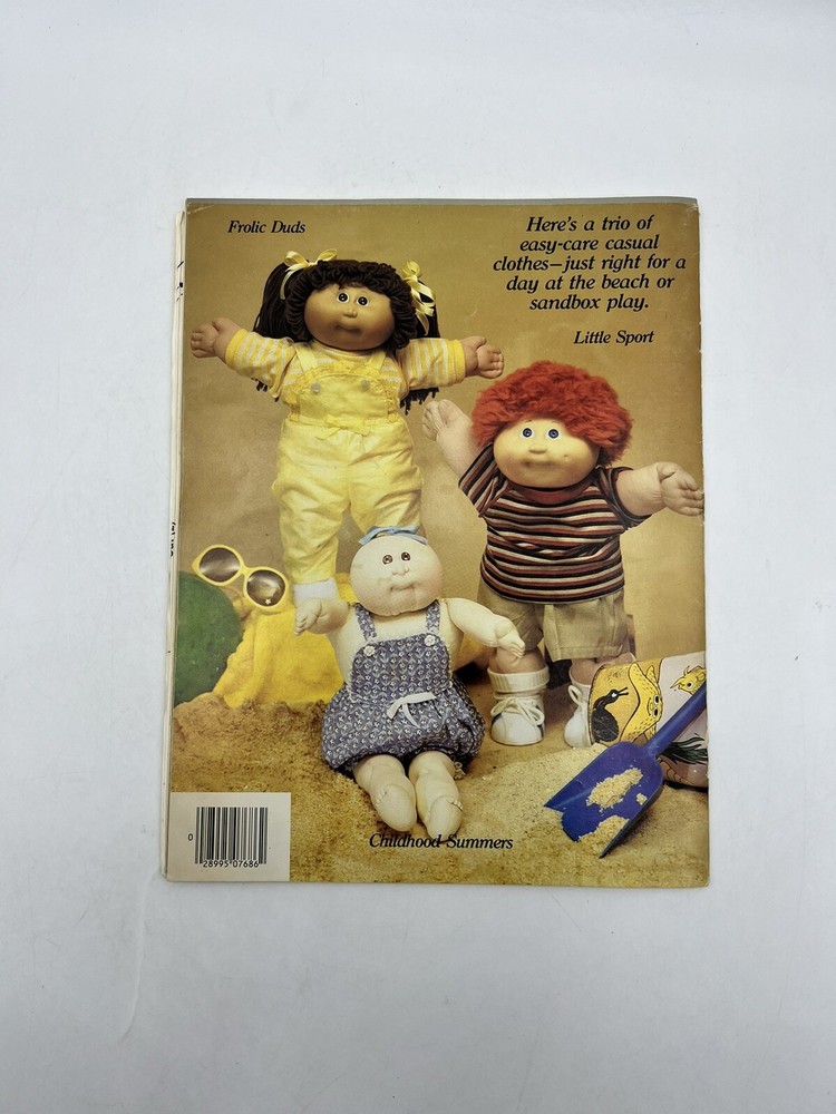 Cabbage Patch Kids Butterick design Lot. A2