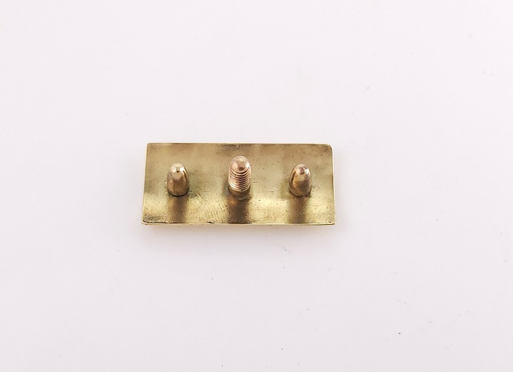 Gillette Old Type Top Plate Thick Spare Replacement Cleaned Polished