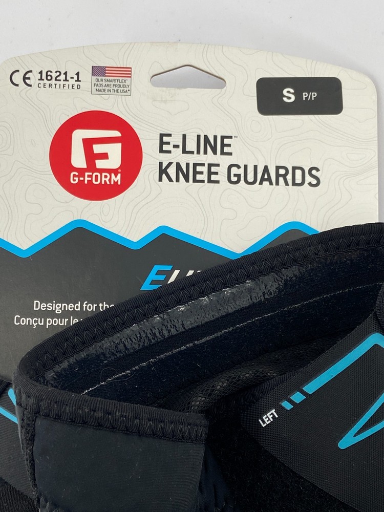 G-Form E-line Knee Guards- Black- Size Small