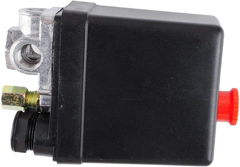 Central Pneumatic Air Compressor Pressure Switch Control Valve Black