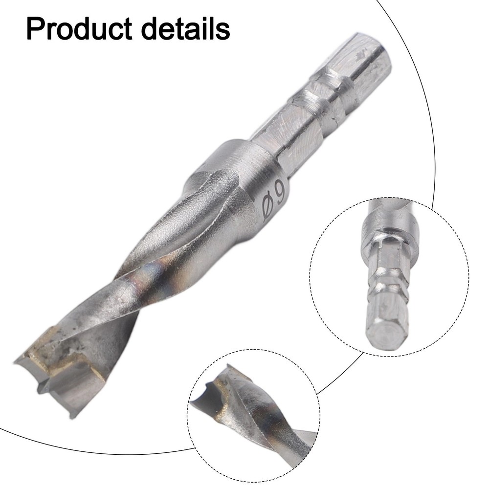 Hexagonal Handle Drill Bit 6 35MM for Woodworking and Construction Use