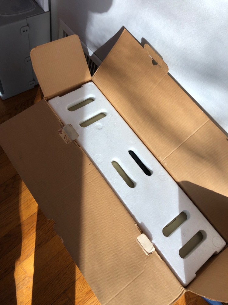General electric boombox with original box & papers