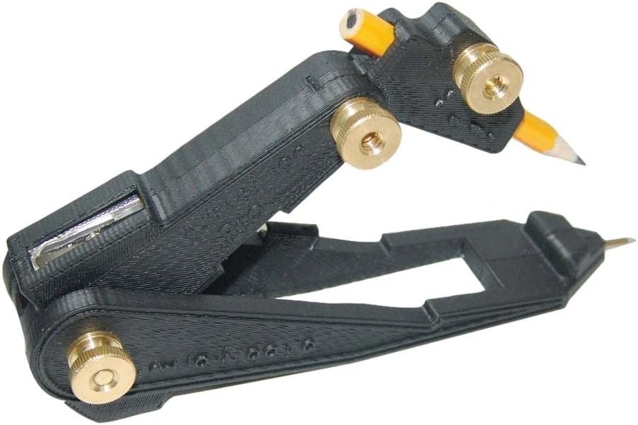 Durable Scriber Tool with Contoured Grip for Accurate Offset Measurements