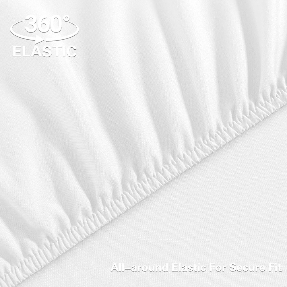 Queen Sheet Set - 4 Piece Soft,Breathable Microfiber Bed Sheets,Deep Pocket, Hot