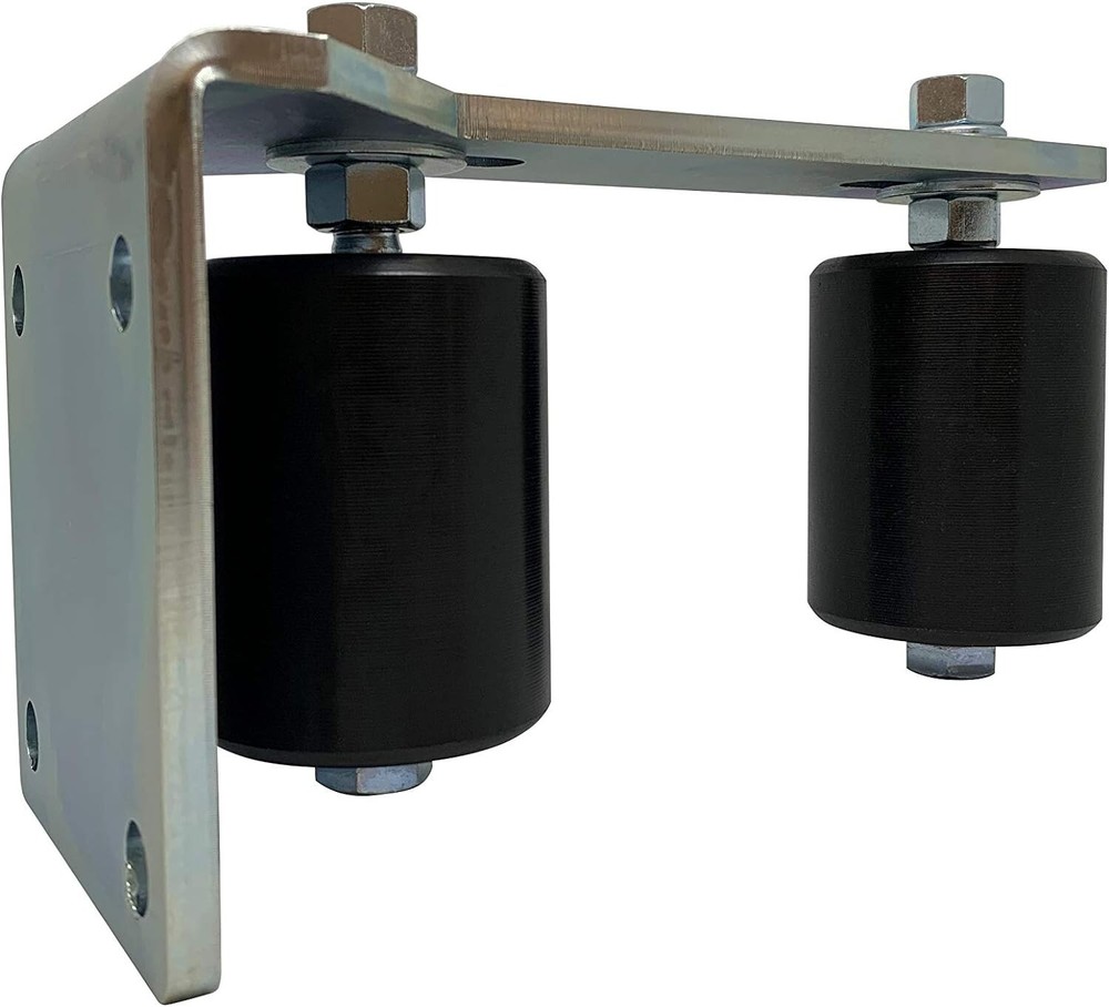 Heavy Duty Gate Guide Rollers Rear Post Mount Bracket for Sliding Rolling Gates