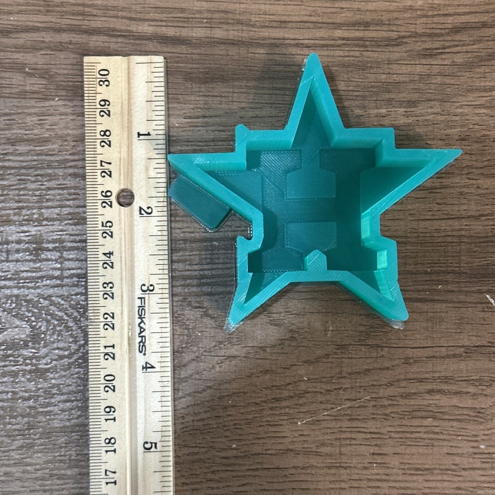 H Star Silicone Freshie Mold