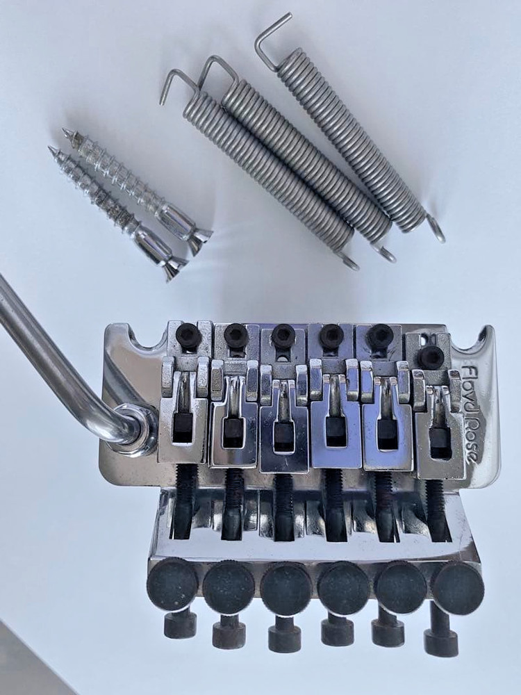 80s Floyd Rose Original Tremolo Bridge Lefty Chrome