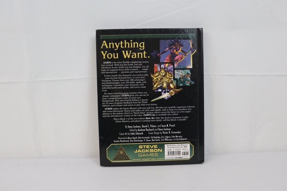 GURPS Fourth Edition Basic Set Characters Steve Jackson Games RPG