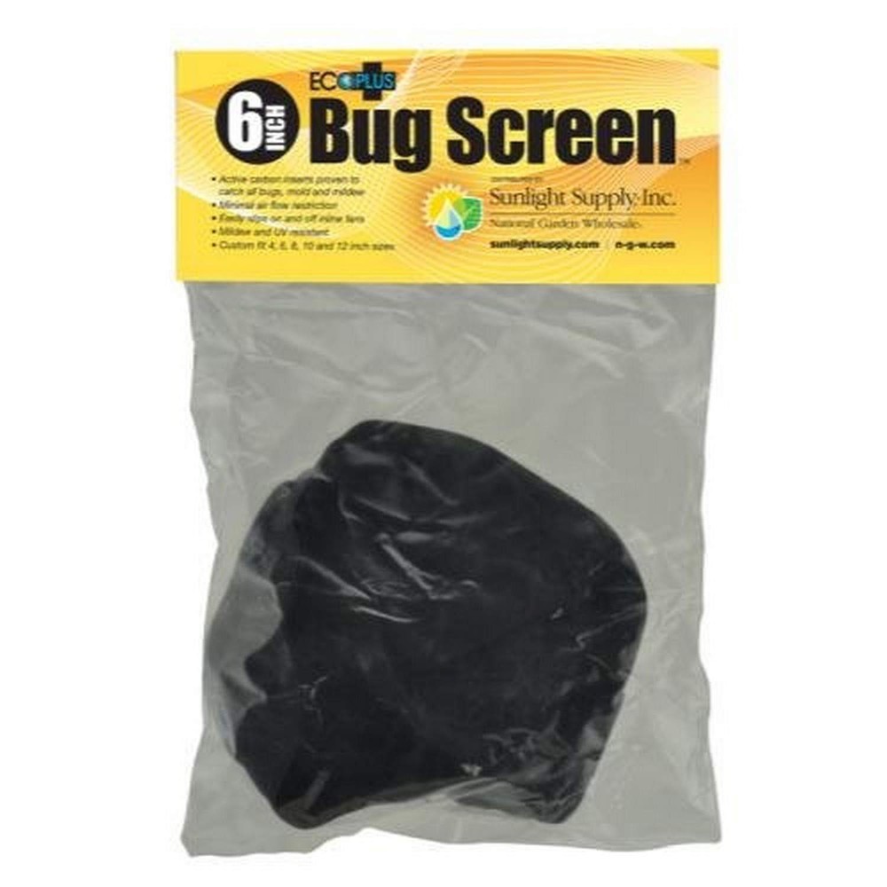 EcoPlus Bug Screen w/ Active Carbon Insert, 6"
