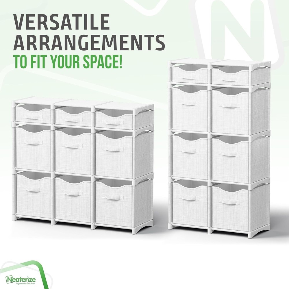 Multi-Functional Closet Organizer with 9 Storage Cubes – Easy Assembly Design
