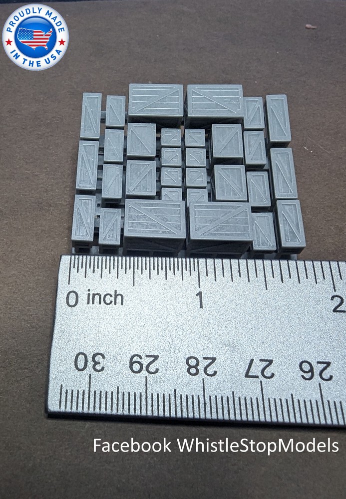 30 N Scale Crates N1026
