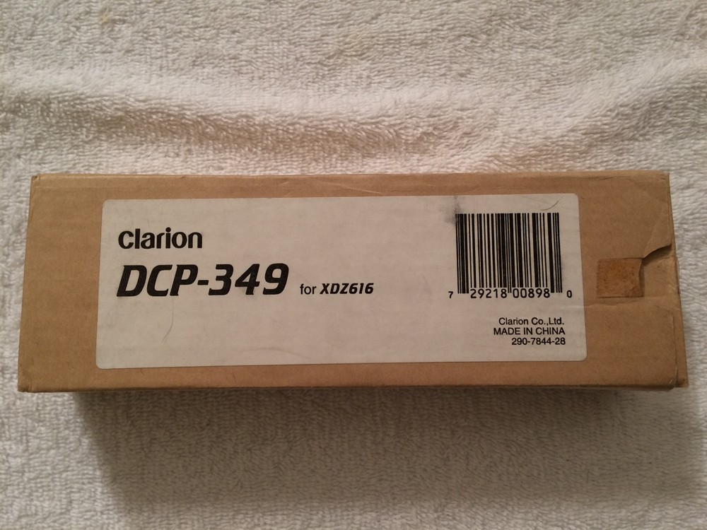 DCP-349 Faceplate XDZ616 Clarion Replacement ONLY New w/ Plastic Case