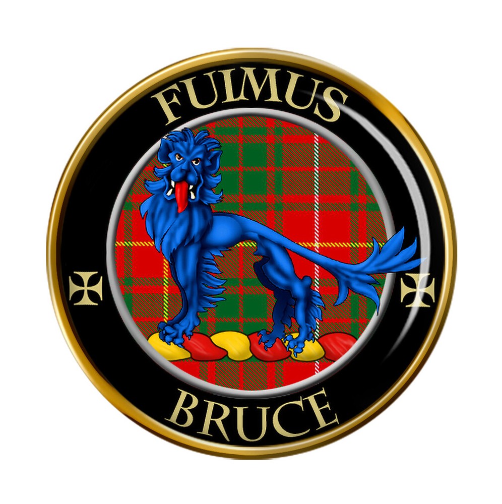 Bruce Scottish Clan Pin Badge