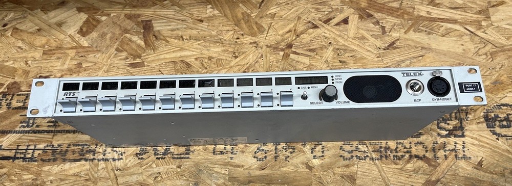 UNTESTED RTS Telex KP-12L 12 Position Key Panel Intercom System