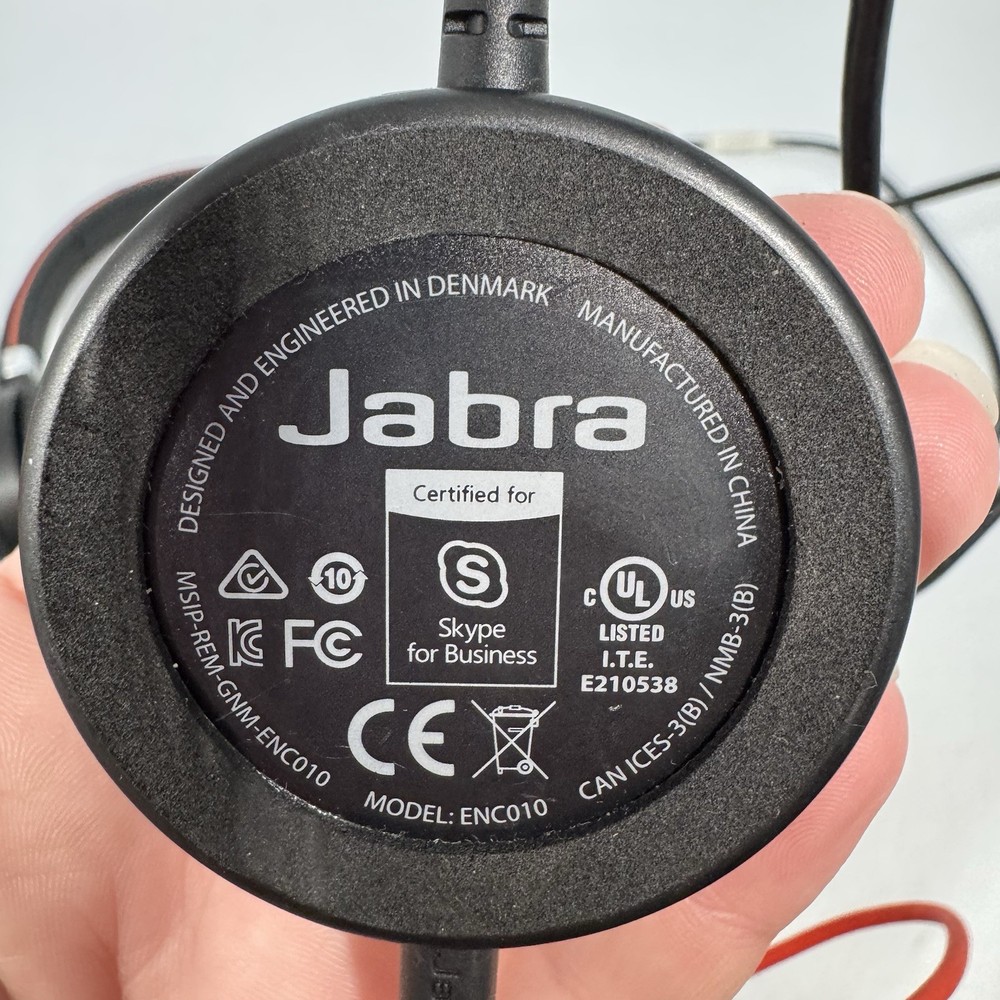 Jabra Evolve 40 Wired Stereo USB Headset W/ Controller ENC010