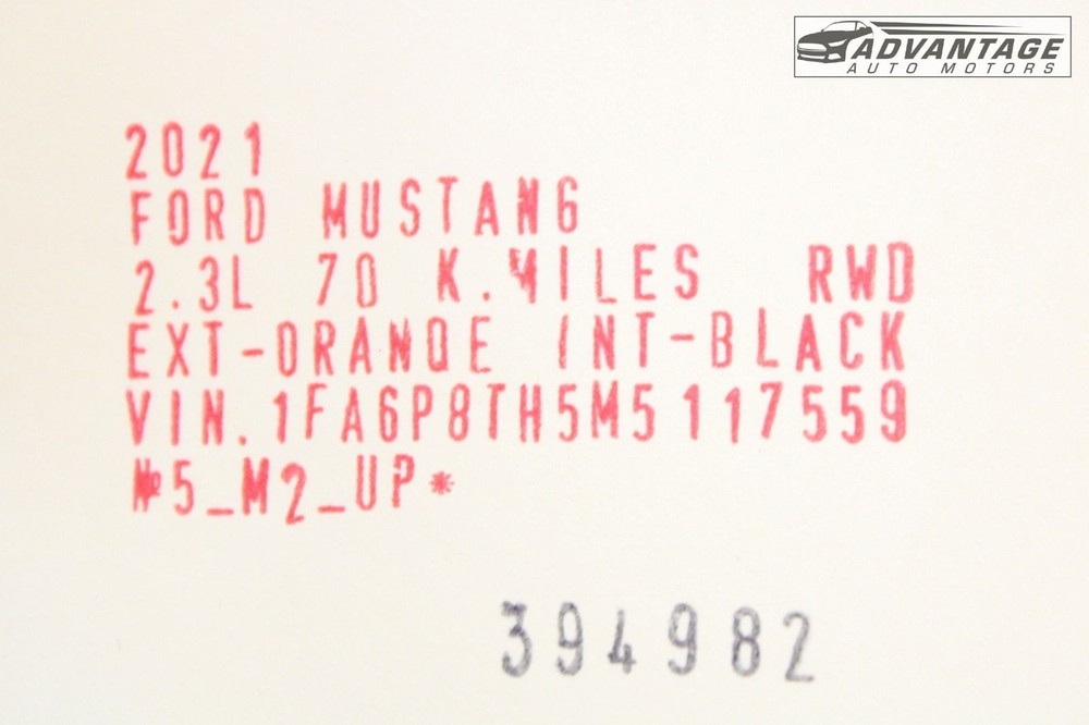 2015-2023 FORD MUSTANG 2.3L L4 FRONT ENGINE EXHAUST O2 OXYGEN LAMBDA SENSOR OEM