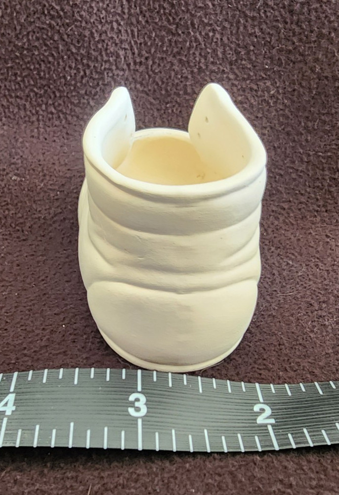 Ready to Paint Ceramic Bisque Baby Shoe