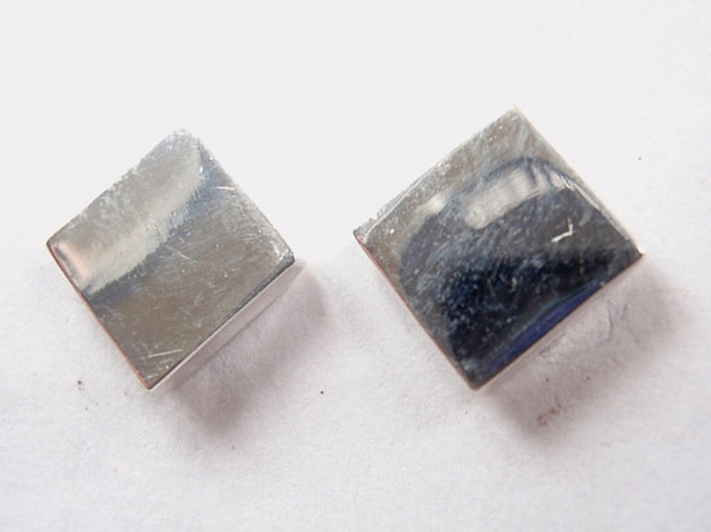 Square Stud Earrings 925 Sterling Silver