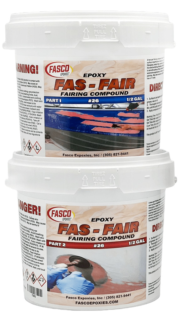 Fas-Fair #26 Epoxy Fairing Compound Gallon Kit