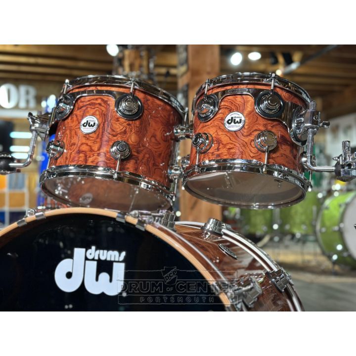 DW Collectors Pure Maple SSC 5pc Drum Set Waterfall Bubinga