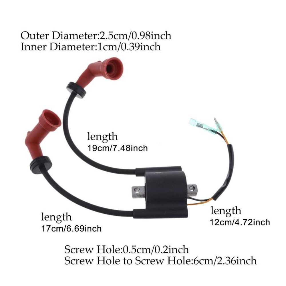 Replacement Outboard Ignition Coil Assembly Fits for 15HP