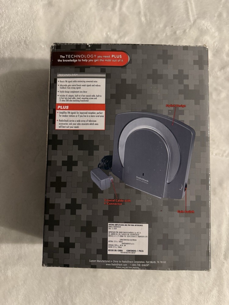RadioShack AM/FM Antenna