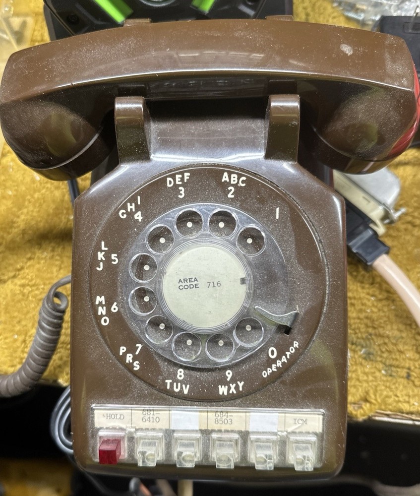 Vintage ITT Rotary Multiline Table Telephone