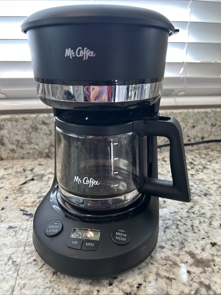 Mr. Coffee Programmable Coffee Maker 5-Cup Black Excellent Condition