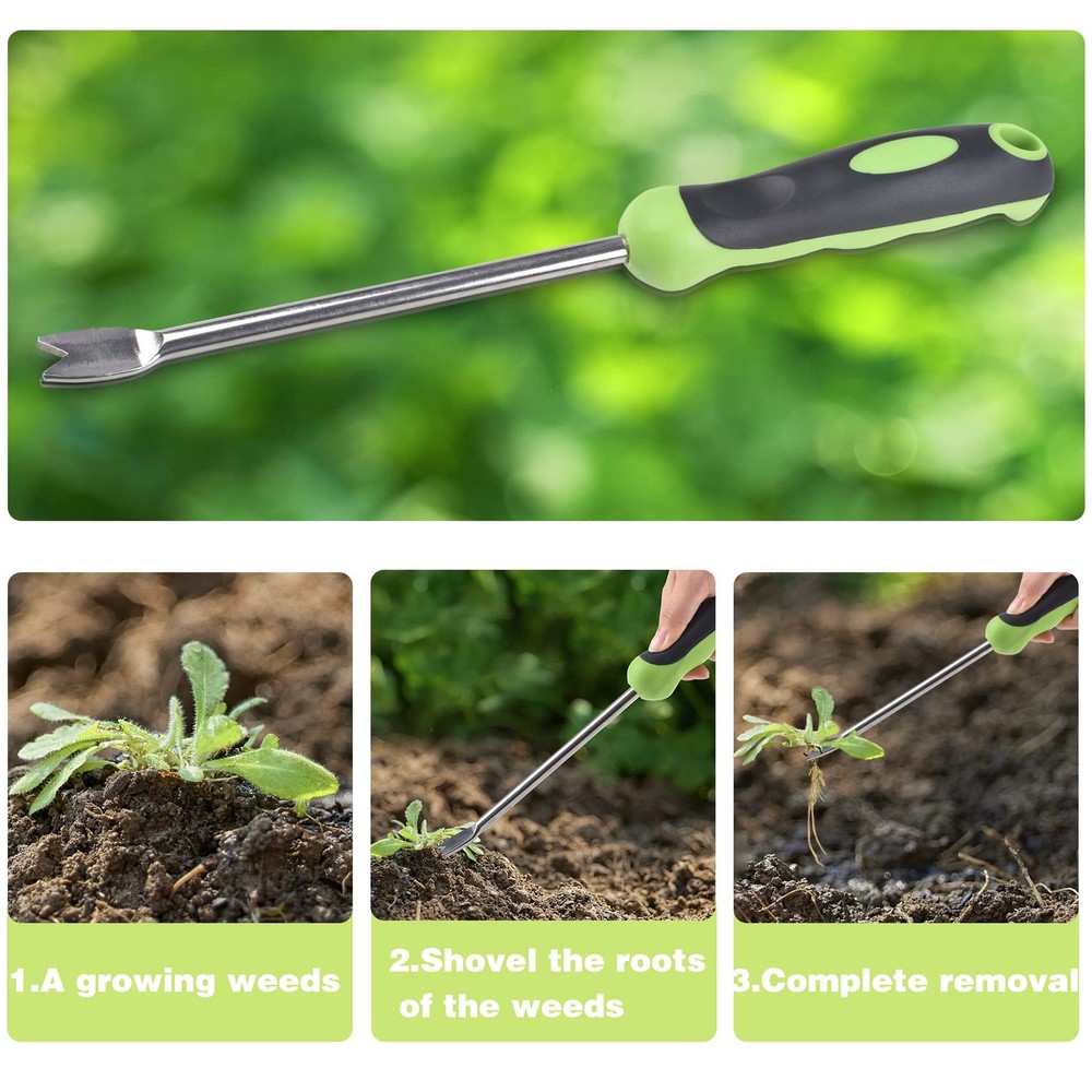 Dandelion Removal Tool, Weed Puller Tool, Hand Garden Tools, Stainless Steel ...