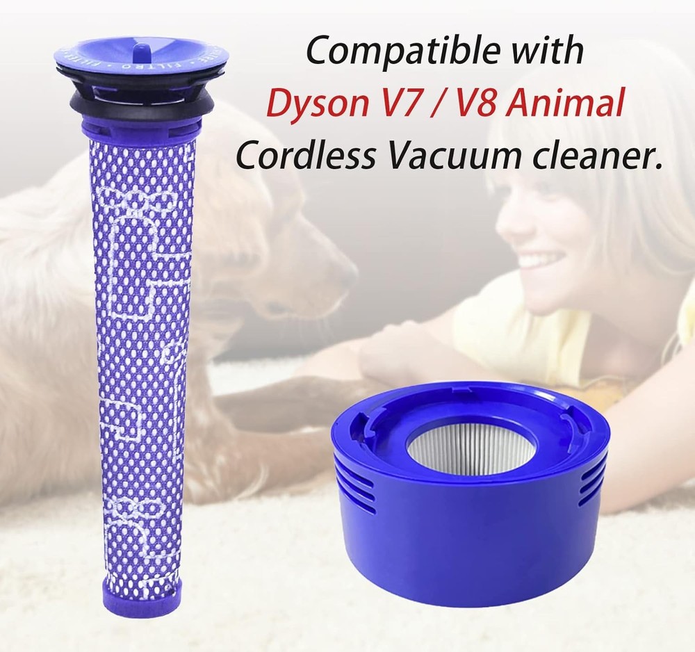 Dyson V7 V8 Filter Replacement Motor Cover Animal Absolute Cordless VacuumUpgrad