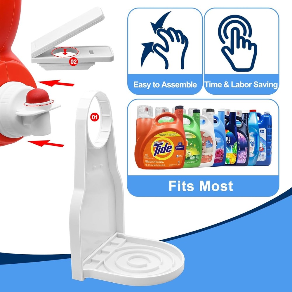 Laundry Detergent Dispenser Cup Holder 2 Pack