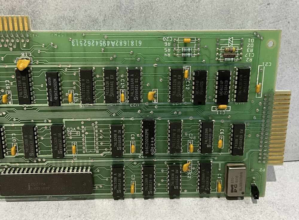 Vintage 1980s ISA Parallel Printer Card 8-Bit DB25 Interface Adapter