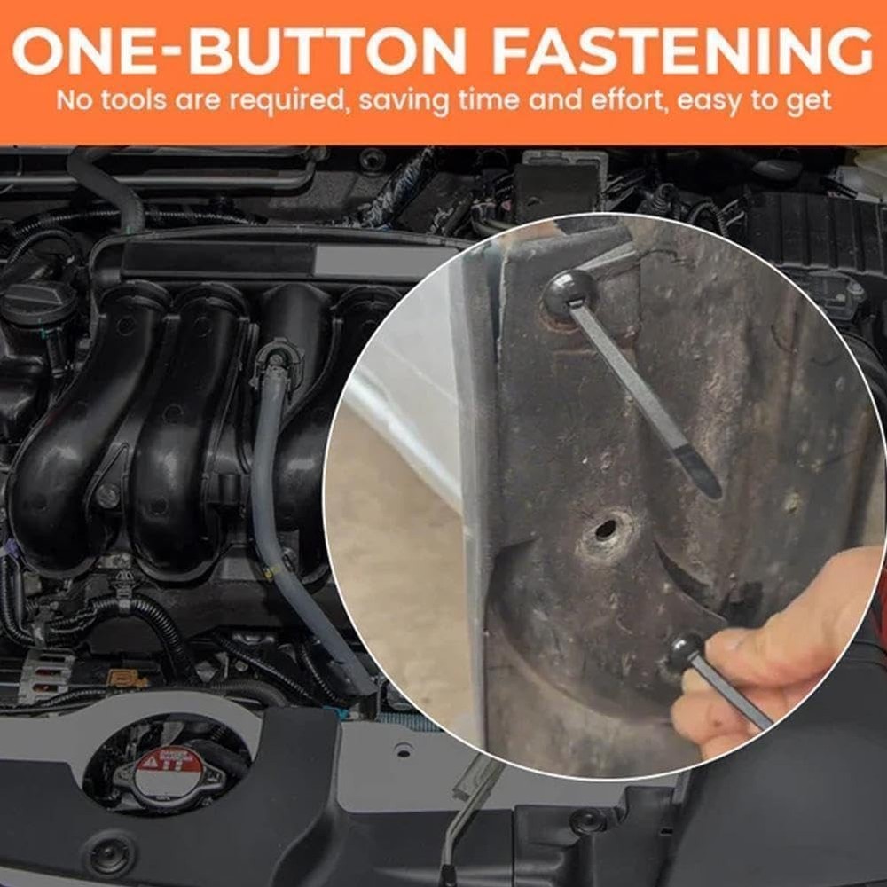 Versatile 100 Pcs Nylon Zip Ties – One-Button Locking for Secure Vehicle Fixes
