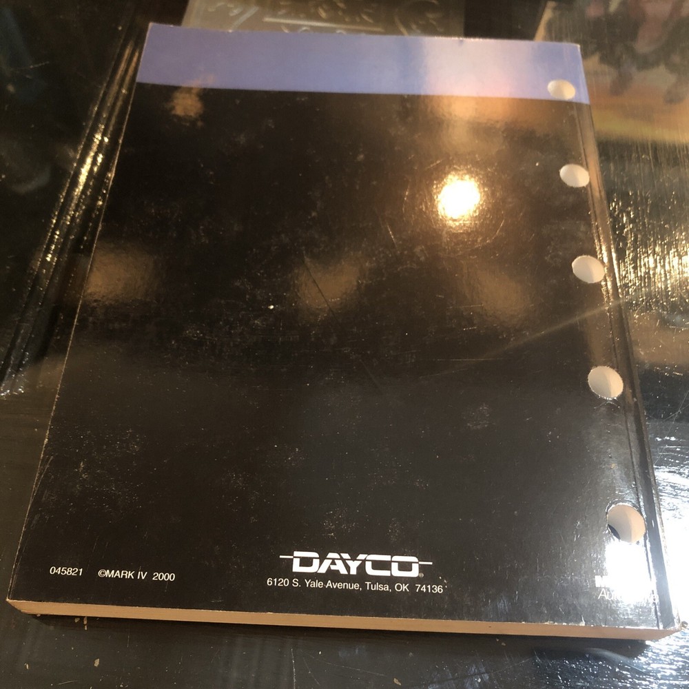2000 Dayco Small I.D. Molded Heater Hose locator Guide OEM Numbers