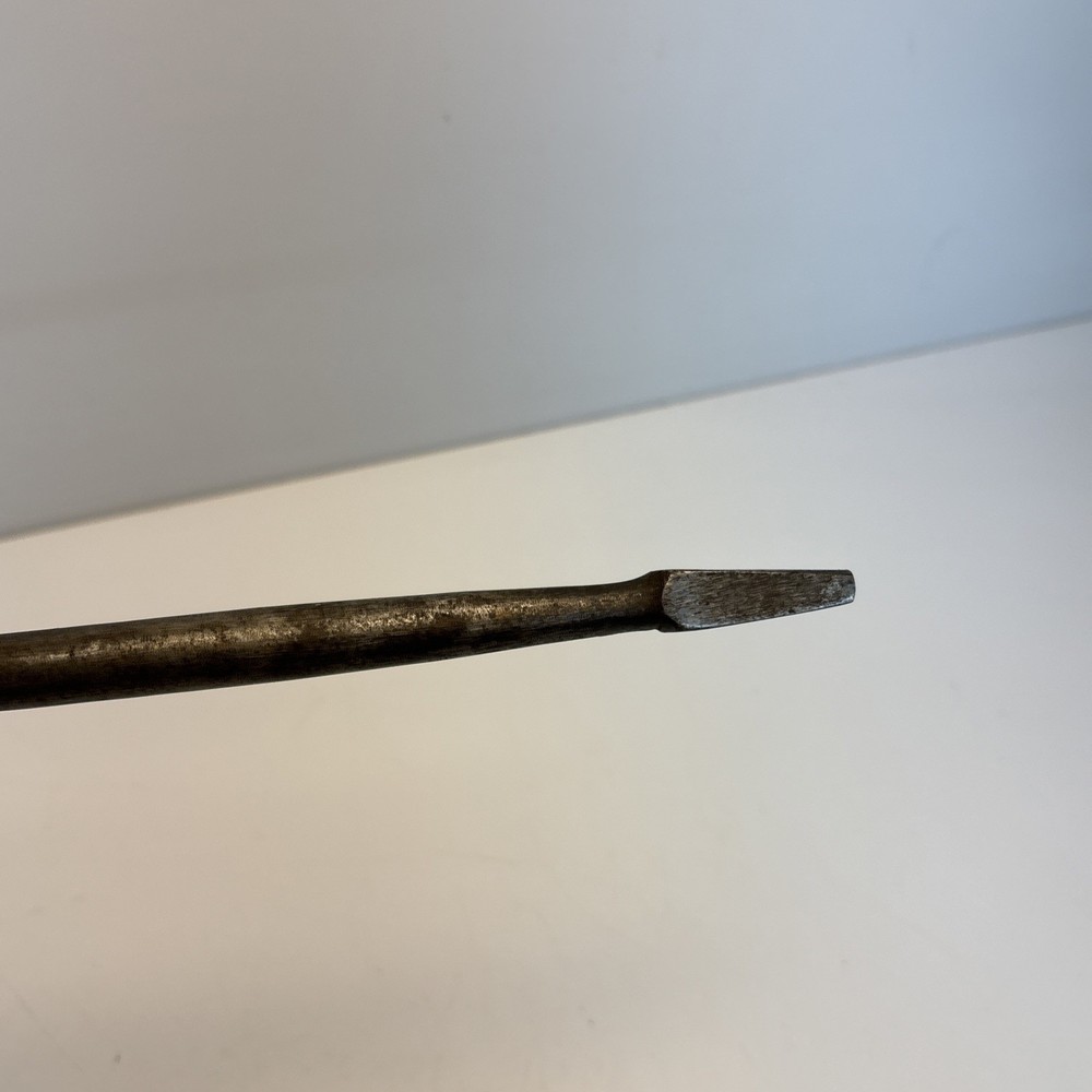 Antique Long Flat Screwdriver Bit 24-1/2” Brace Drill Driver Bit