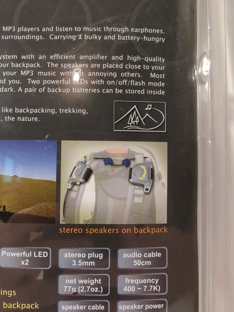 Lucky Bums Music Strap - Mini Speakers For Your Backpack