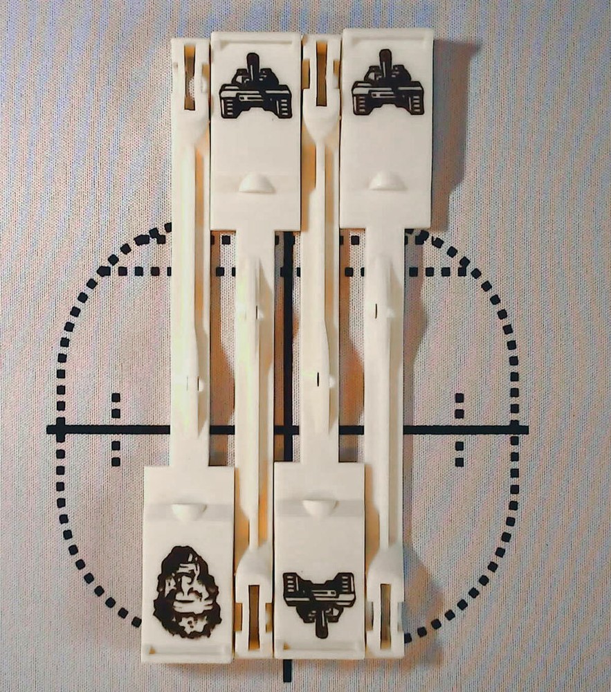 Bally Midway Special Forces Pinball Machine Drop Target Set