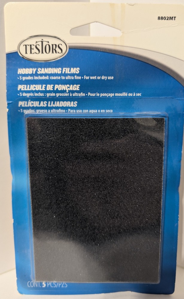 testors Hobby Sanding Films 8802MT