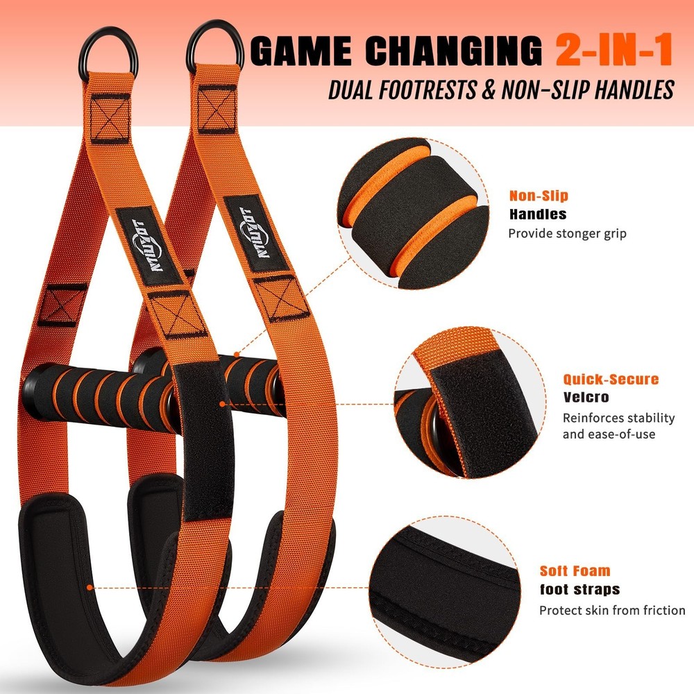 Pull Up Bands, Heavy Duty Resistance Bands with Handle, Workout Ban... Fast Ship