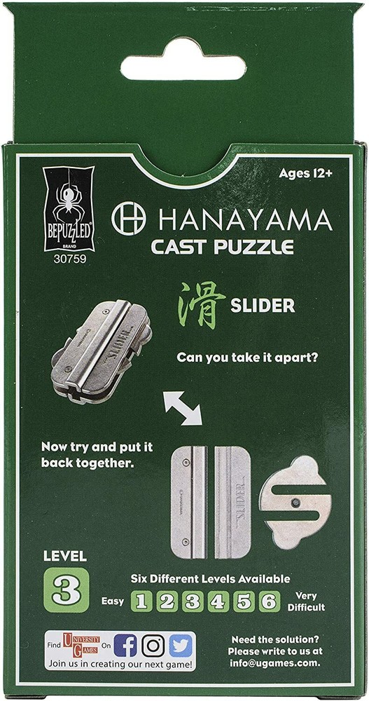 Hanayama Cast Puzzle Slider Level 3