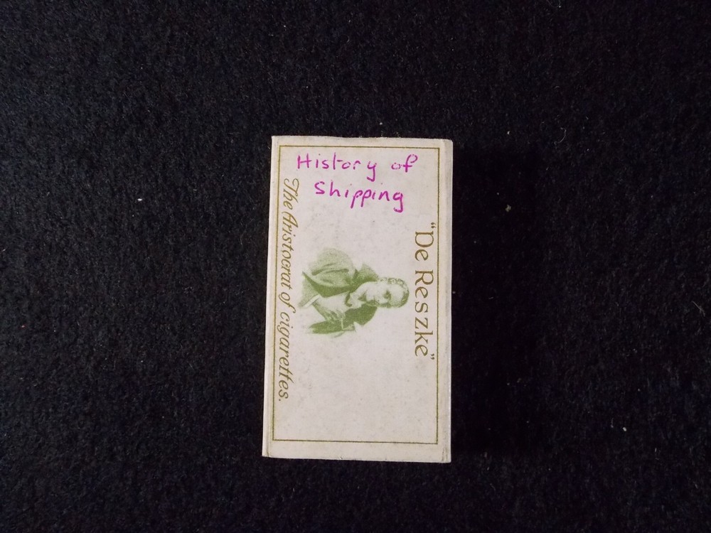 Vintage Millhoff De Reszke Minors Plain Empty Cigarette Packet Box