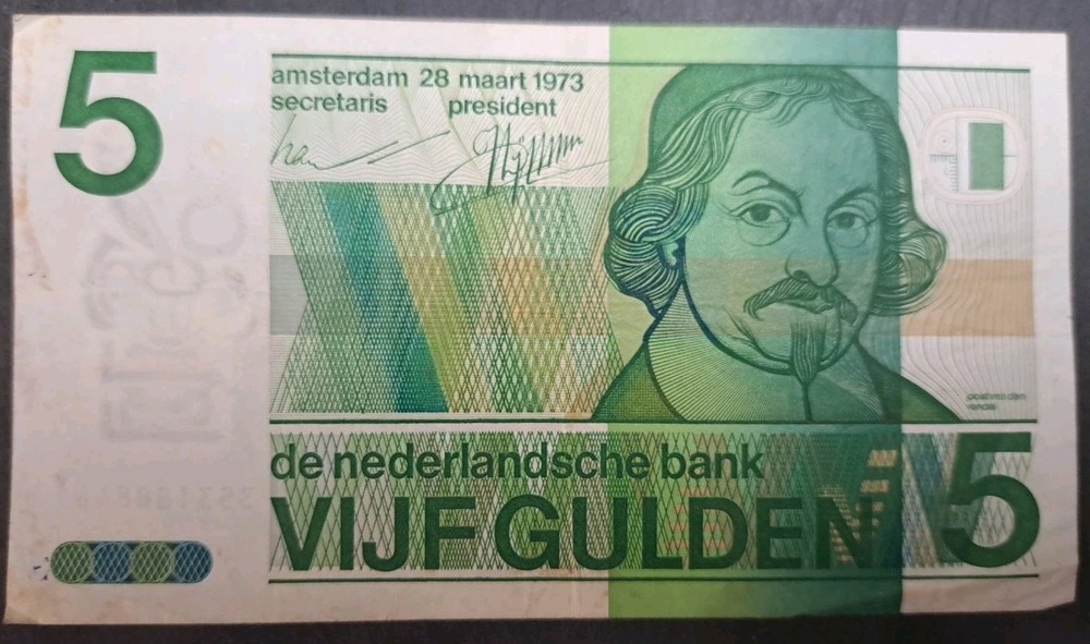1973 Netherlands 5 Gulden P95 3531888441