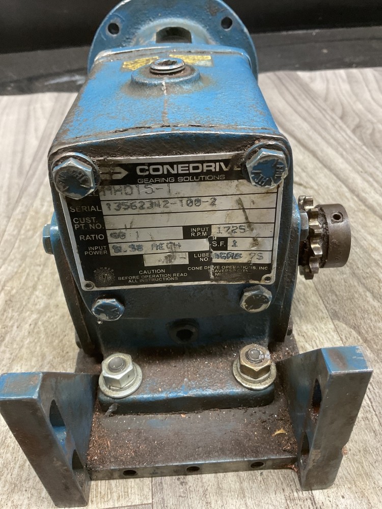 CONEDRIVE HHD15-1 GEAR REDUCER #4003G134PR7
