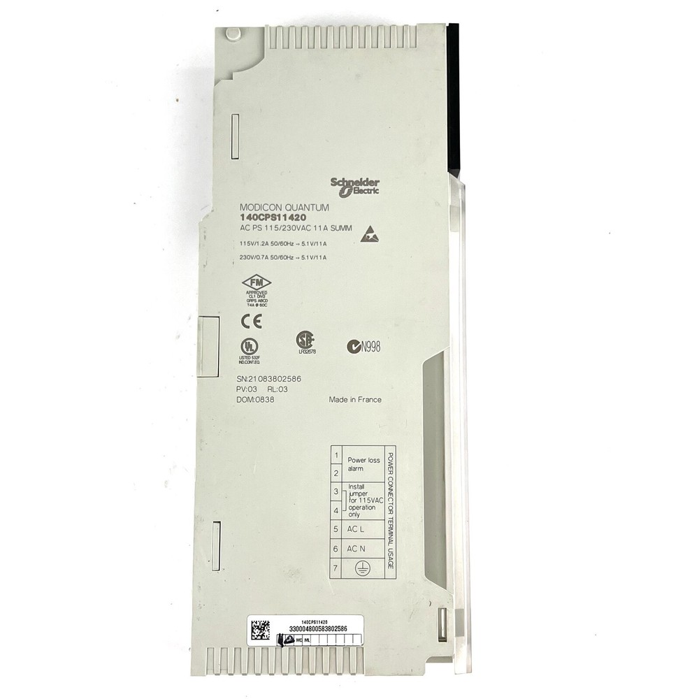 Used PLC module 140CPS11420