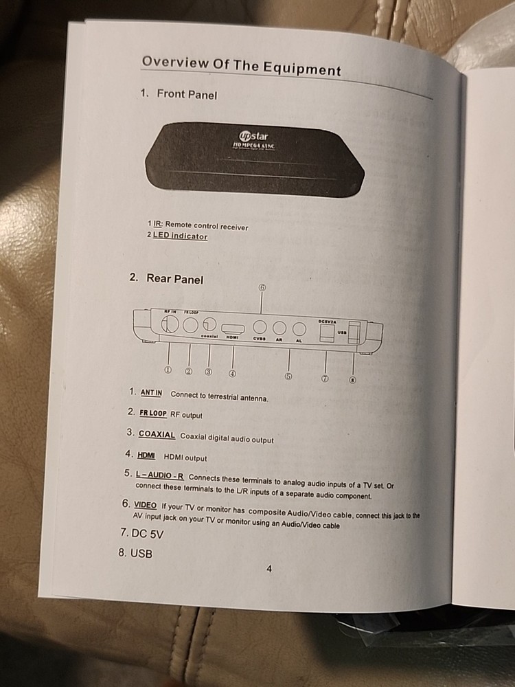 Up Star HD ATSC Receiver