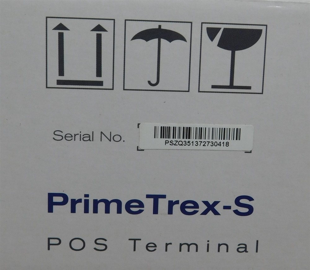 POS PrimeTrex S Credit Card Processing Terminal with Receipt Printer by TechTrex