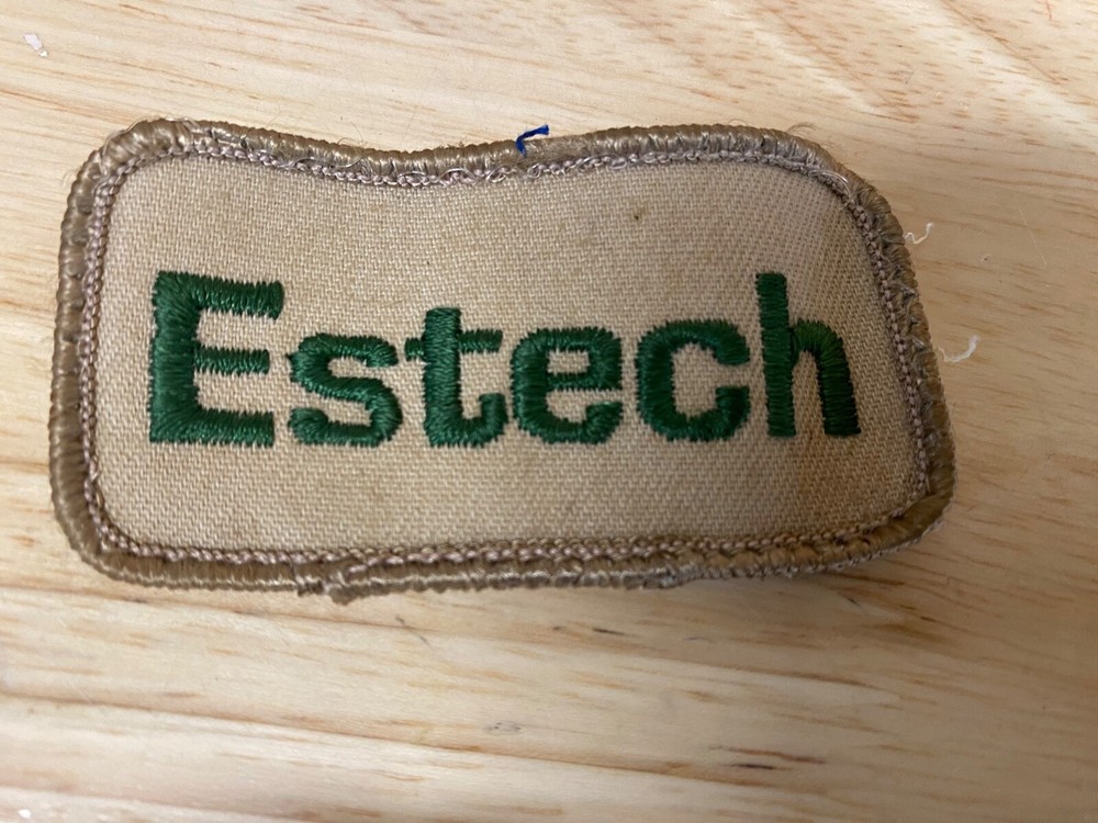Vintage Estech engineer patch