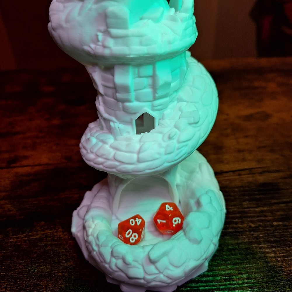 The Basilisk Dice Tower – 3D Printed