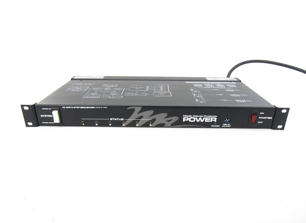 Middle Atlantic Products PDS-615R 15 Amp 6-Step Power Sequencer