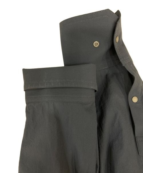 STATIC nylon long sleeve shirt navy